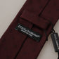 Elegant Maroon Silk Tie