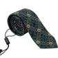 Elegant Silk Blue Bow Tie