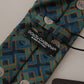 Elegant Silk Blue Bow Tie