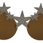 Gold Star Crystal Embellished Sunglasses