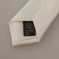 Exquisite Silk Bow Tie in Classic White