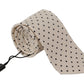 Elegant Polka Dot Silk Bow Tie