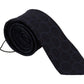 Elegant Silk Blue Necktie