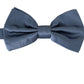 Blue 100% Silk Adjustable Neck Papillon Bow tie
