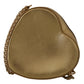 Golden Heart Leather Shoulder Bag