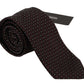 Elegant Geometric Silk Bow Tie