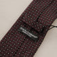 Elegant Geometric Silk Bow Tie