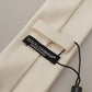 Elegant White Silk Men's Tie
