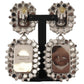 Sicilian Elegance Clip-On Dangling Earrings