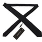 Elegant Silk Men's Tie in Classic Black