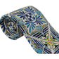 Elegant Majolica Blue Silk Tie