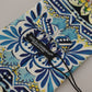 Elegant Majolica Blue Silk Tie