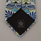 Elegant Majolica Blue Silk Tie