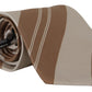 Elegant Silk Brown Tie for the Modern Gentleman