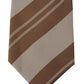 Elegant Silk Brown Tie for the Modern Gentleman