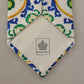 Elegant Multicolor Majolica Silk Tie