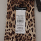 Elegant Leopard Silk Bow Tie