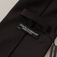 Elegant Black Silk Tie for Sophisticated Style