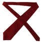 Elegant Red Silk Men's Tie
