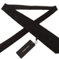 Elegant Black Silk Tie