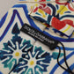 Elegant Silk Majolica Print Tie
