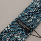 Elegant Silk Blue Bow Tie