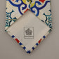 Elegant Multicolor Majolica Silk Tie