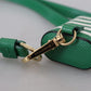 Elegant Leather Airpods Case - Lush Green