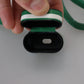 Elegant Leather Airpods Case - Lush Green