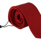 Elegant Red Silk Tie