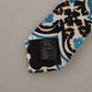 Elegant Multicolor Majolica Silk Tie