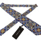 Elegant Multicolor Majolica Silk Tie