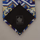 Elegant Multicolor Majolica Silk Tie