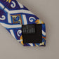 Elegant Multicolor Majolica Silk Tie