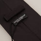 Elegant Silk Black Tie for Sophisticated Style