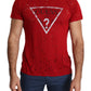 Radiant Red Cotton Tee Perfect For Everyday Style