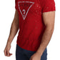 Radiant Red Cotton Stretch T-Shirt