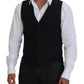 Elegant Black Formal Dress Vest