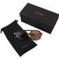 Chic Brown Acetate Sunglasses for Women