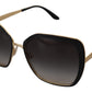 Elegant Oversized Gradient Sunglasses