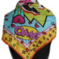 Elegant Silk Square Scarf Multicolor
