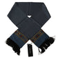 Elegant Silk Men's Scarf in Blue