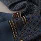 Elegant Silk Men's Scarf in Blue