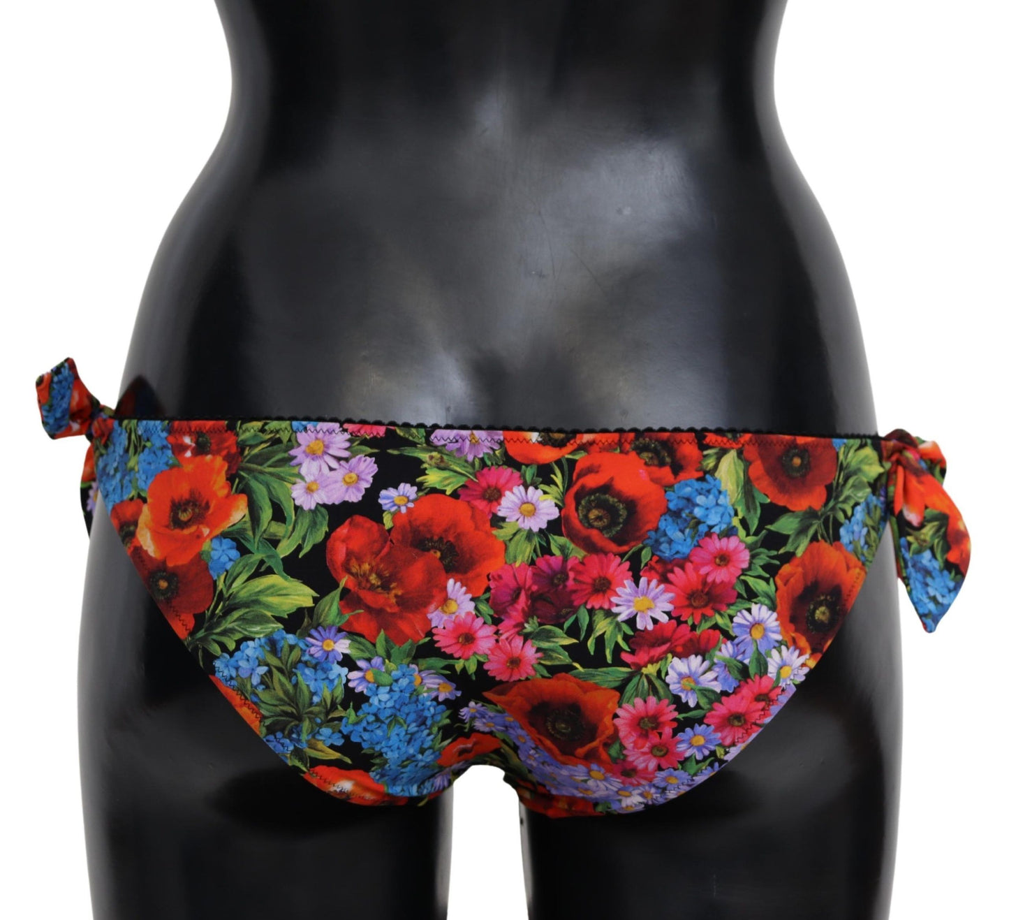 Chic Floral Side Tie Bikini Bottom