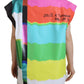 Multicolor Sleeveless Cotton Top