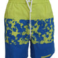 Exquisite Blue Green Swim Shorts Boxer
