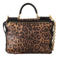 Elegant Leopard Sicily Shoulder Bag