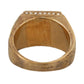 Gold Plated 925 Silver Red Crystal Ring