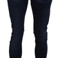 Chic Blue Straight Fit Corduroy Jeans