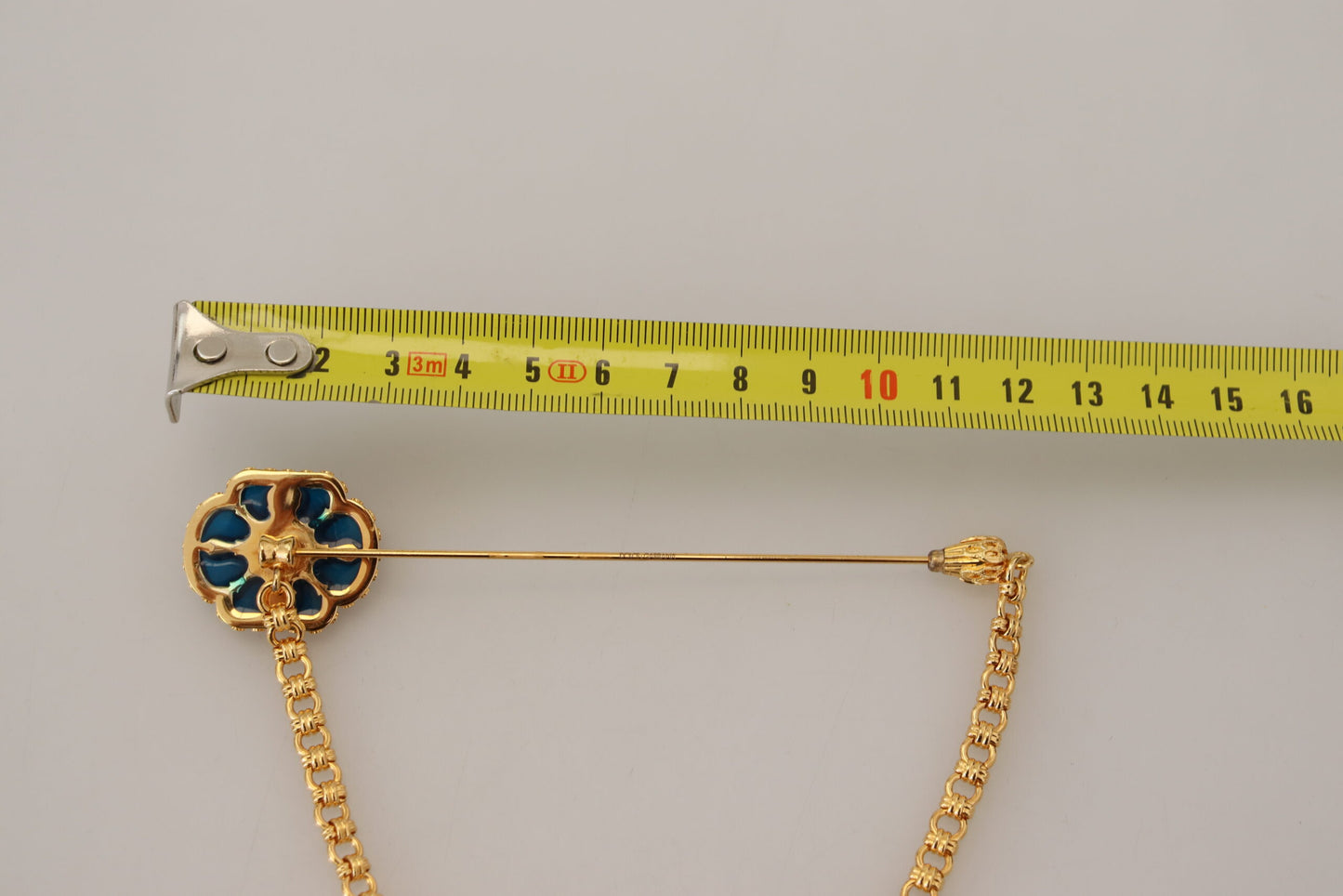 Elegant Gold Brass Men's Brooch Pin